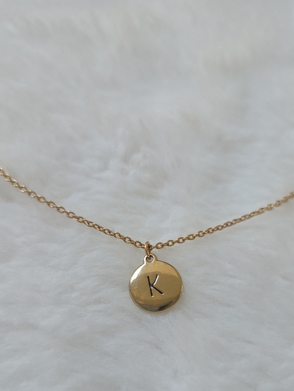 Marina De Buchi 'K' initial necklace - Picture 2 of 7